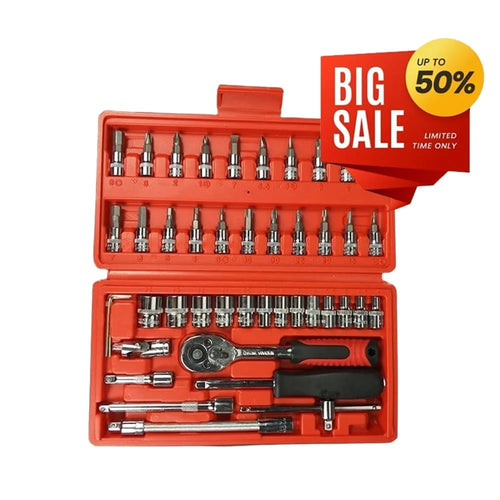 7 Reasons Why This 46-Piece Chrome Socket Set Is Replacing Expensive Tool Truck Kits… According to Master Mechanics